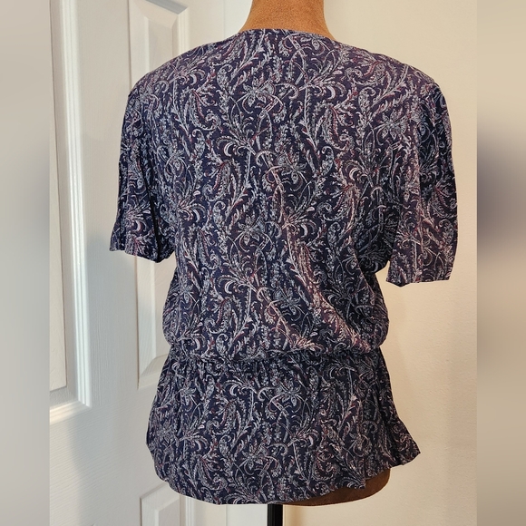 Lucky Brand Cinched Waist T-Shirt Sz M NWT - Picture 3 of 8